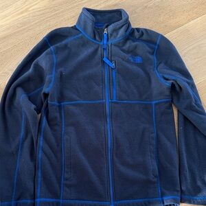 The North Face Navy and Royal Blue Boys Fleece Jacket